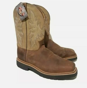 Justin Men's Steel Toe Workboots 12EE Scottsbluff